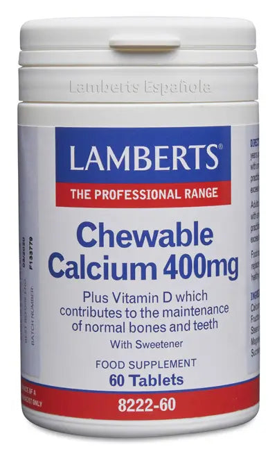 Lamberts Calcio Masticable , 60 tabletas