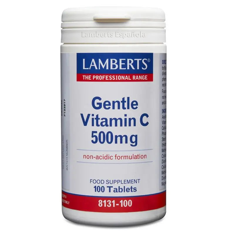 Lamberts Gentle Vitamina C , 100 tabletas