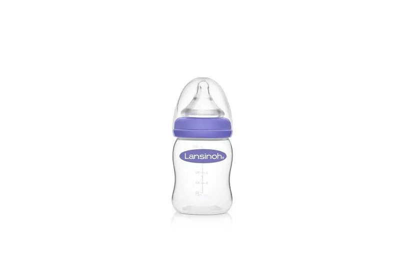 Biberon de lait maternel Lansinoh avec tétine Naturalwave, 160 ml
