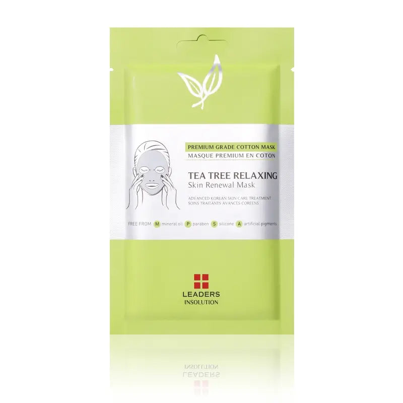 Leaders Masque relaxant et régénérant pour la peau à l'arbre à thé, 25 ml