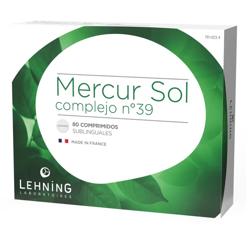 Lehning Mercur Sol Complex No. 39, 80 gélules