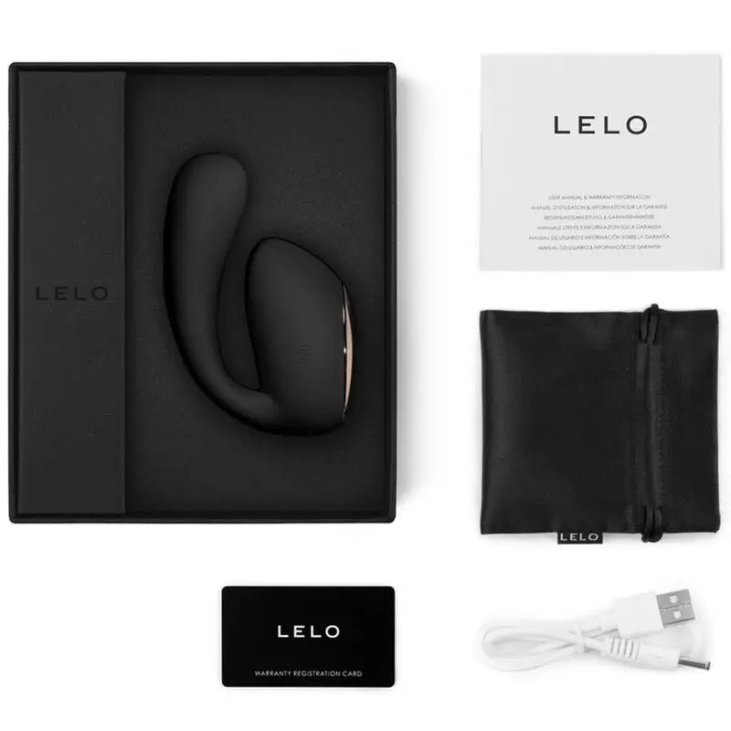 Lelo Ida Wave Masajeador Parejas Negro