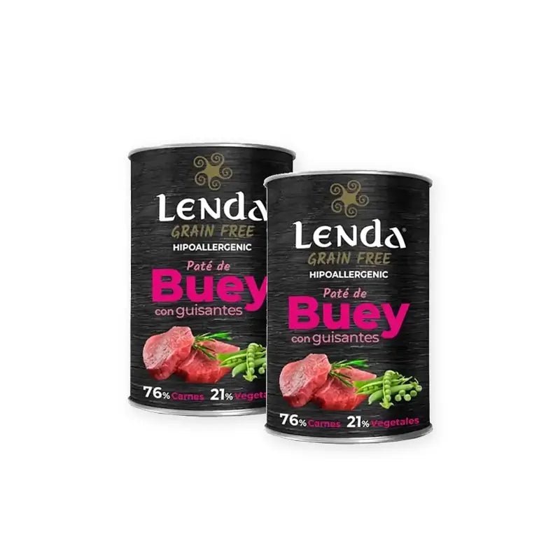 Lenda Wet Perro Buey, lot de 2 x 12 x 400 g