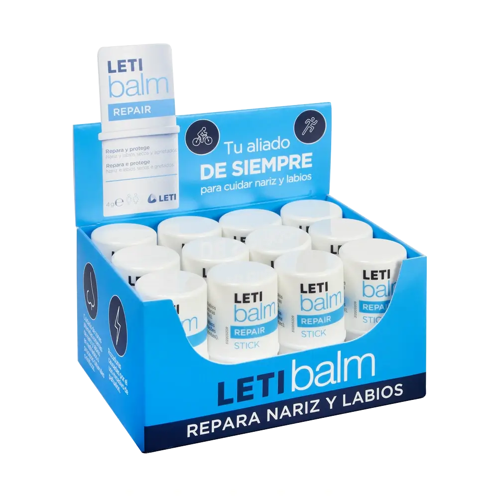 Letibalm Stick réparateur nez et lèvres, 4 g