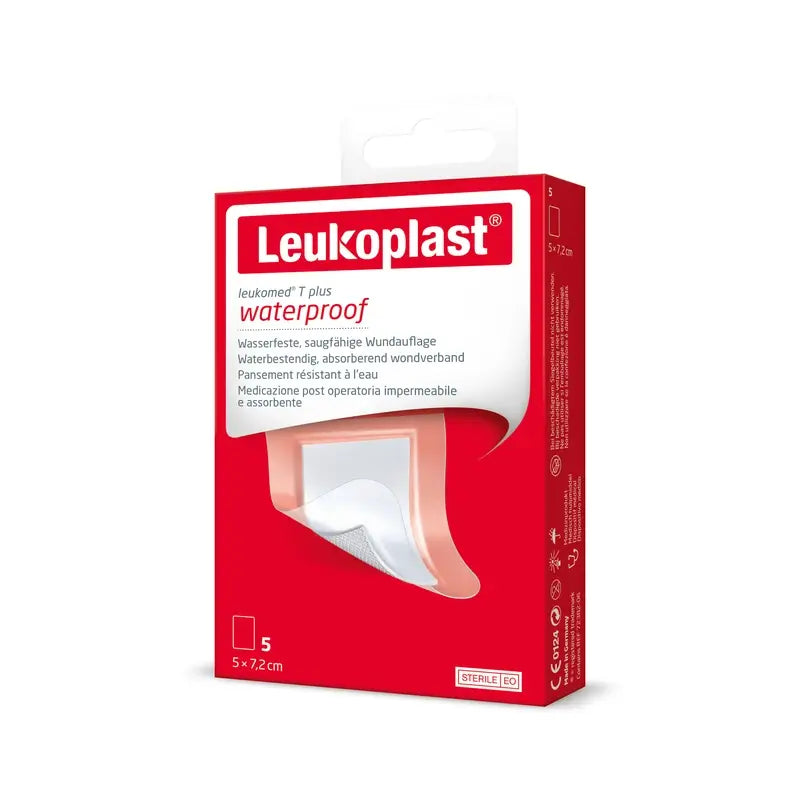 Leukoplast Leukomed T Plus, 5 Cm X 7,2 Cm, 5 Pcs.