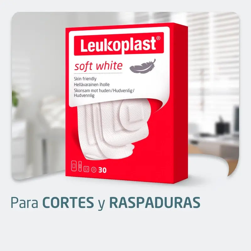 Leukoplast Soft White, 19 Mm X 72 Mm, 20 Pcs.