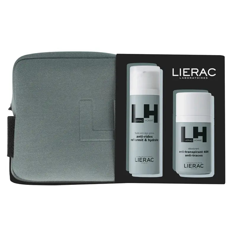 Lierac Homme Global Anti-Aging Fluid + Deodorant Box, 50+50ml