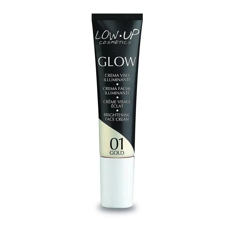 Low Up Glow Crème éclaircissante pour le visage Gold, 10 ml
