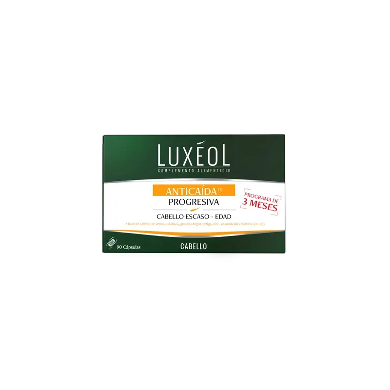 Luxeol Anticaida Progressive 3 Mois , 90 comprimés
