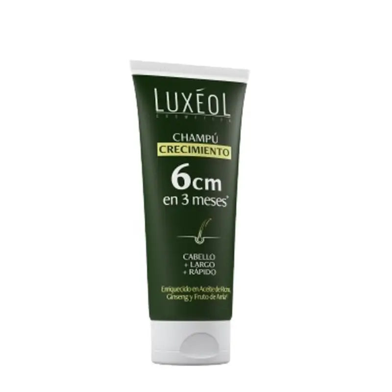 Luxeol Shampooing Croissance + 6Cm , 200 ml
