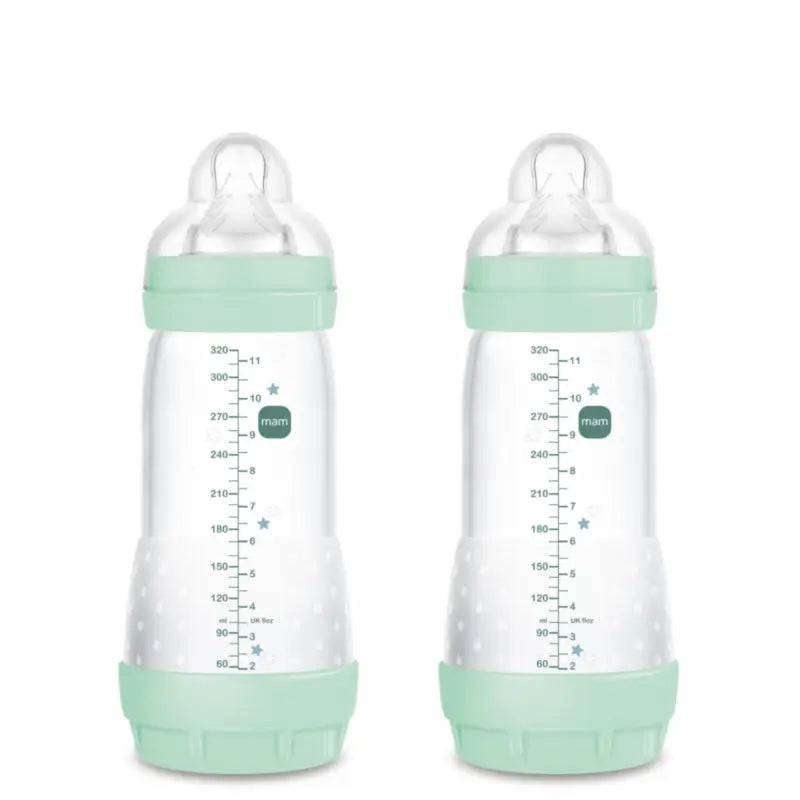 Mam Baby Easy Start Anti-Colic Bottle Bright Blue, 2X320Ml