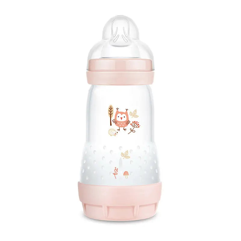 Biberon Mam Anti-colique rose mat, 260 ml