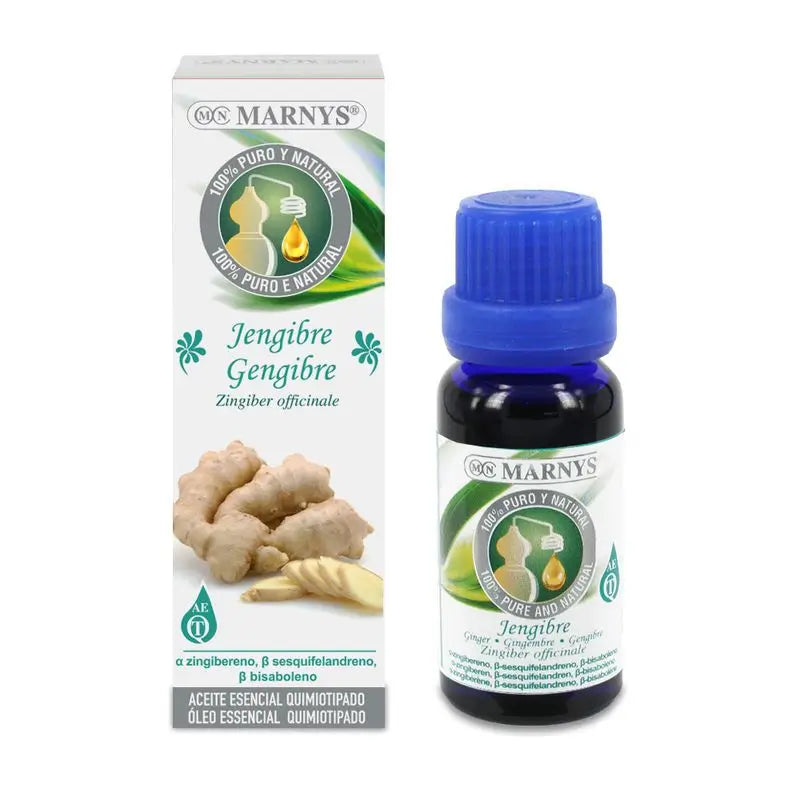 Marnys Aceite Esencial Alimentario De Jengibre Estuche , 15 ml