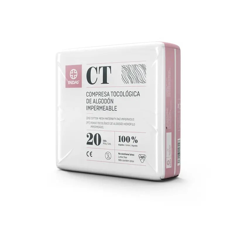Matelas de maternité en coton imperméable, 20 unités