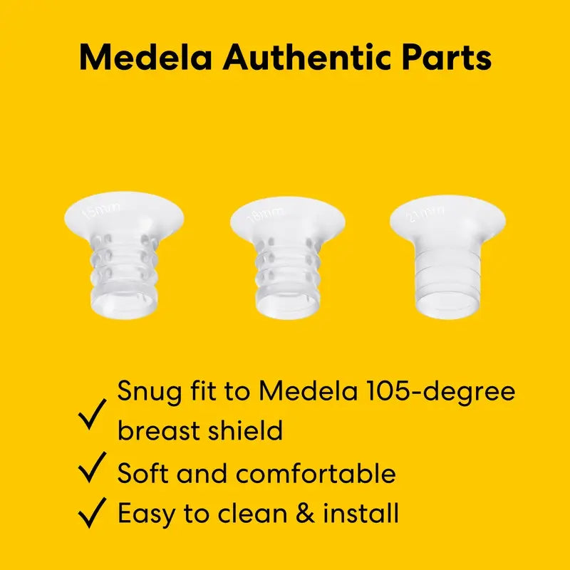 Medela : inserts réducteurs pour entonnoir de 15, 18 et 21 mm