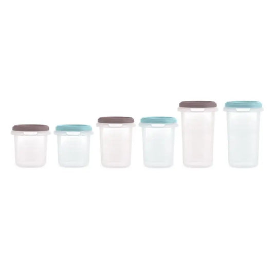 Miniland Set De 6 Herméticos Hermisized Terra(200Ml, 250Ml Y 330Ml)