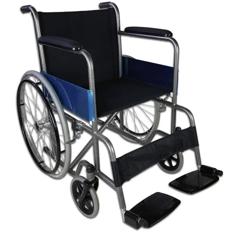 Mobiclinic Fauteuil roulant pliant Alcazar Fauteuil roulant pliant léger Siège 46cm Avec freins et accoudoirs Repose-pieds pliants