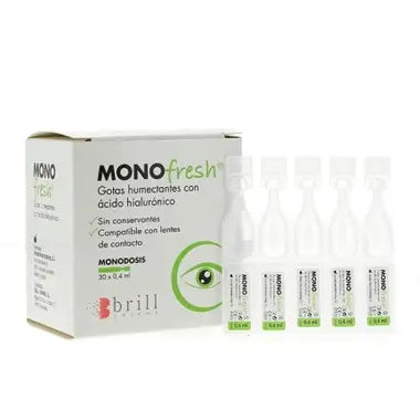 Monofresh Moisturising Drops Single Dose 0.4 ml 30 Single Doses