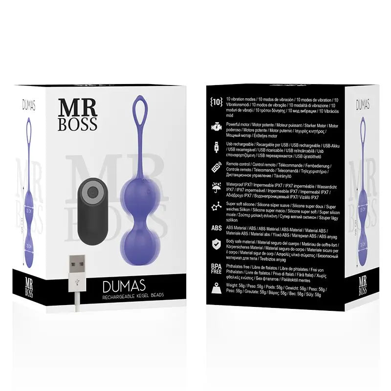 Mr. Boss Dumas Kegel Bolas Vibradoras Control Remoto