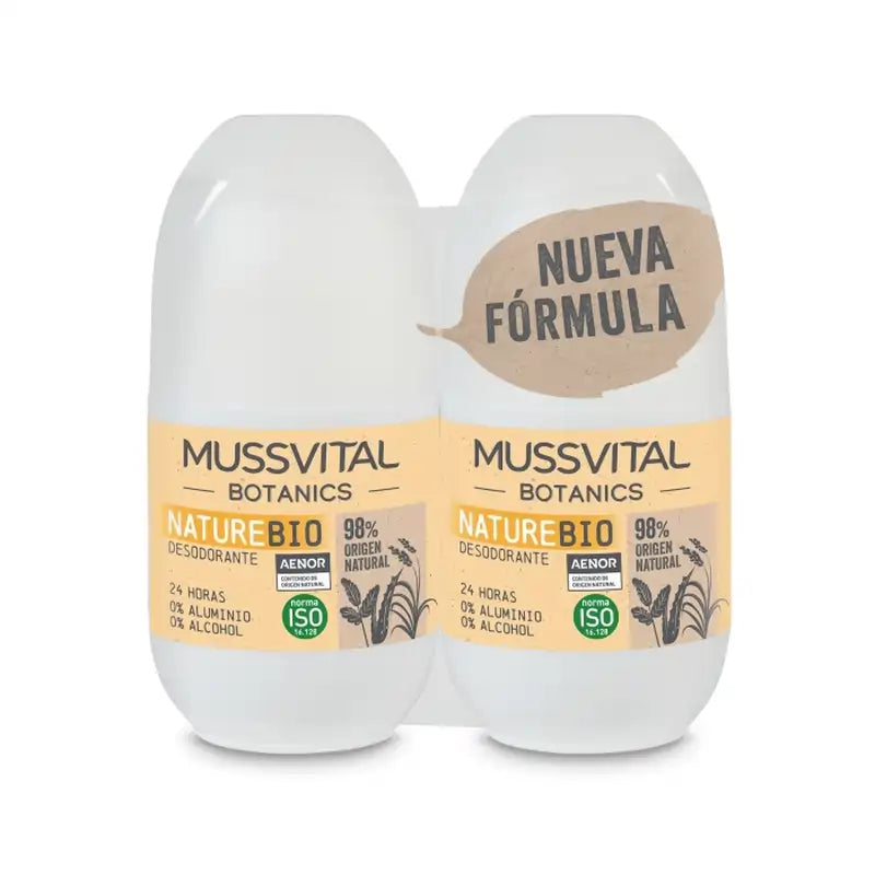 Mussvital Botanics Deo Nature , 2 x 75 ml