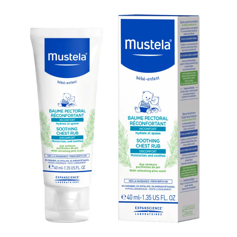 Mustela Soothing Chest Balm, 40 ml