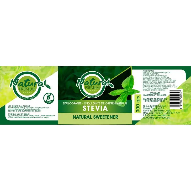 Natura Premium Stevia édulcorant , 300 g