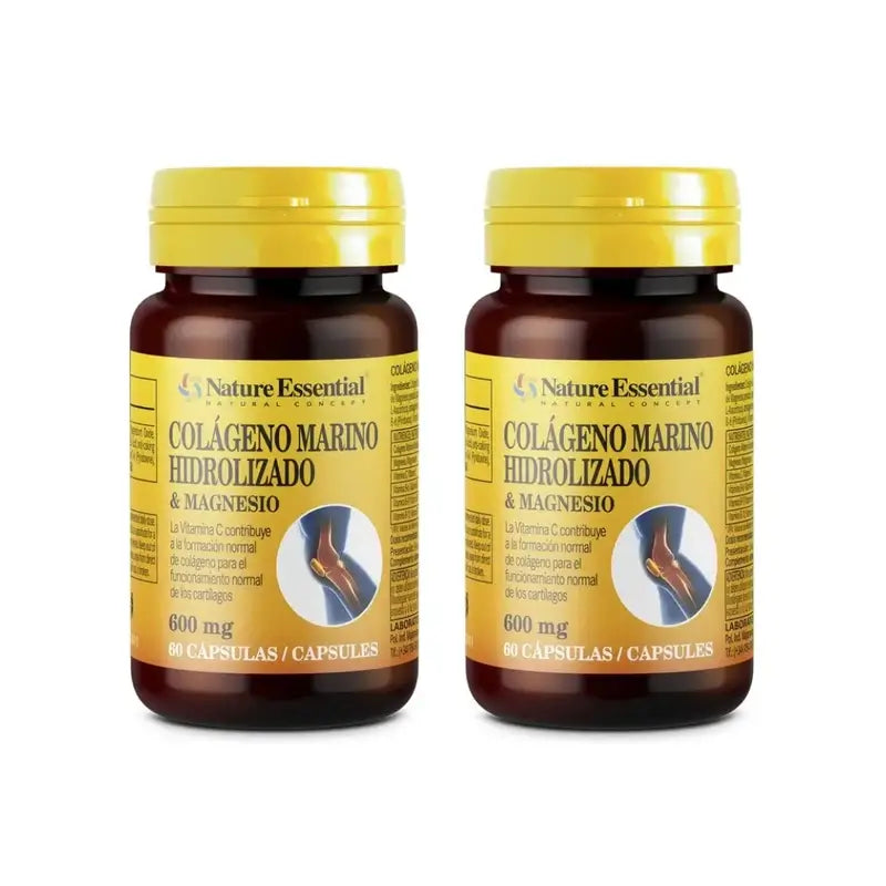 Nature Essential Marine Collagen + Magnesium , 2X60 Capsules