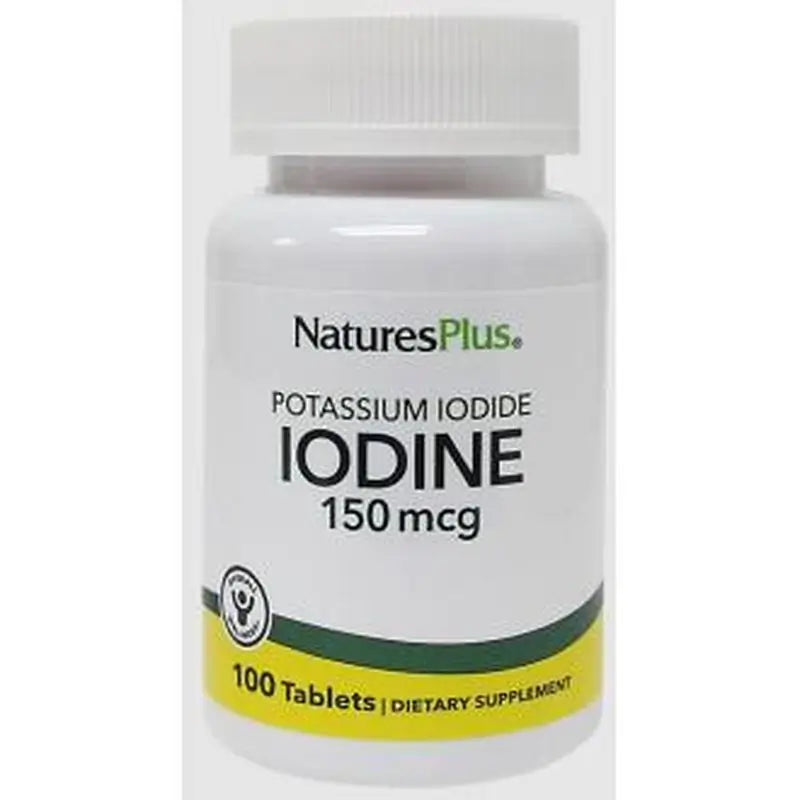 Natures Plus Iodine Potassium Iodide, 100 Tablets