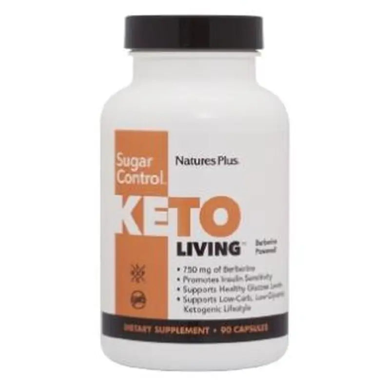 Natures Plus Keto Living Sugar Control, 90 Capsules
