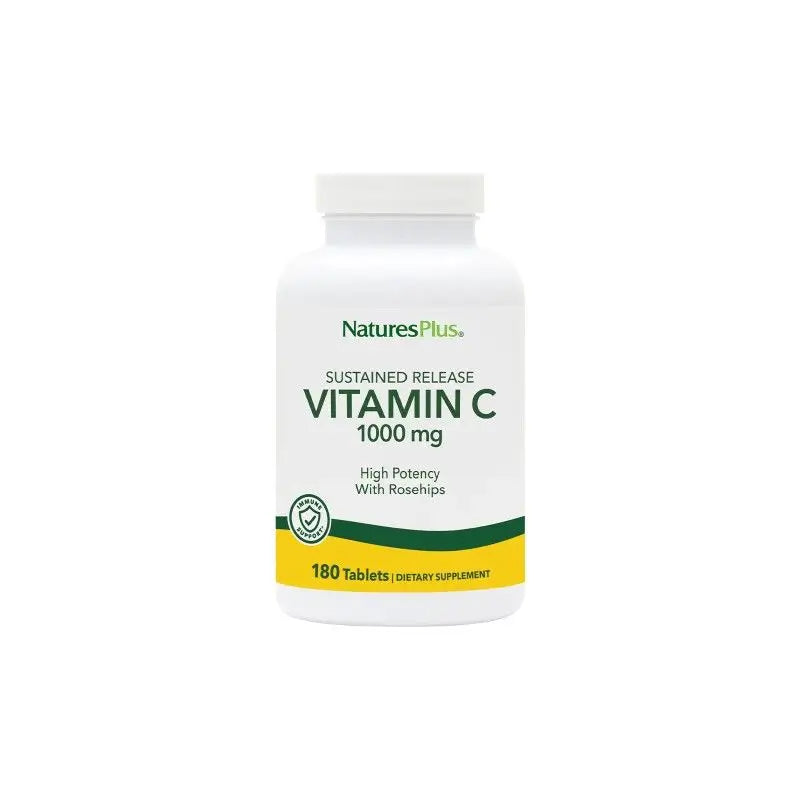 Natures Plus Vit. C 1000Mg.with Rose Hips, 180 Tablets