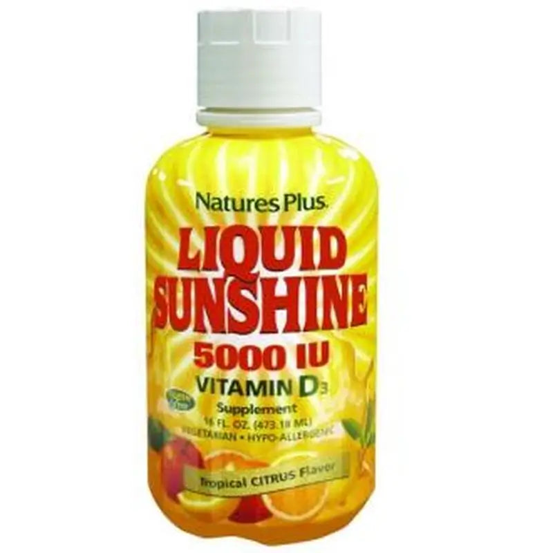 Natures Plus Vitamin D3 Liquid Sunshine, 473 ml
