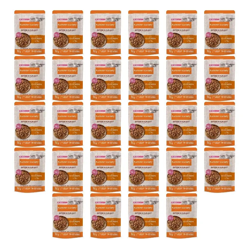 Nature'S Variety - Nourriture humide pour chats, au poulet, portions individuelles, 28 x 70 g