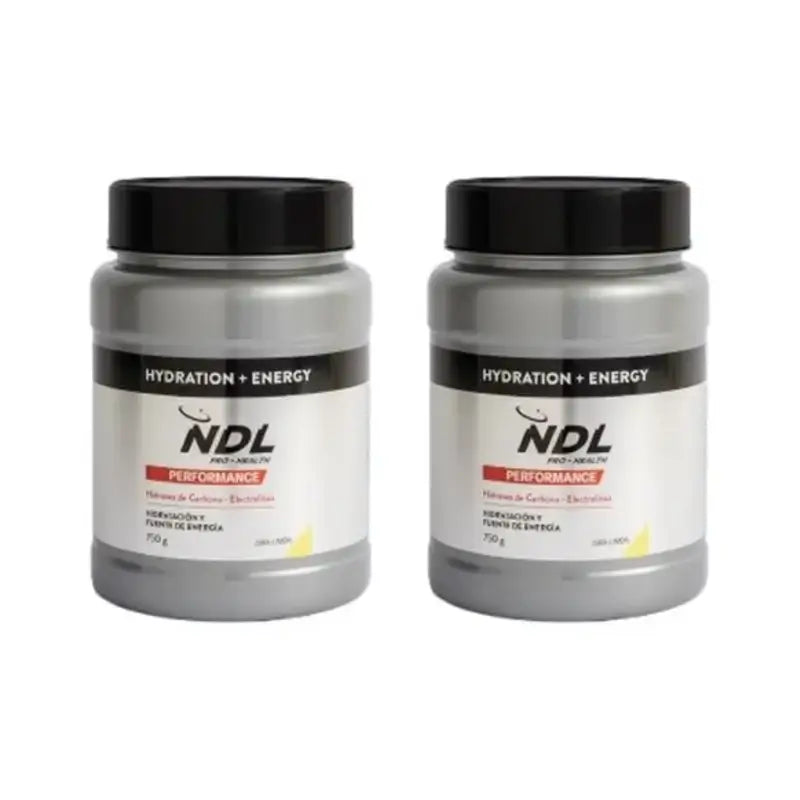 Ndl Pro-Health Hydratation & Energie Lime - Lemon Flavour, 2X750G