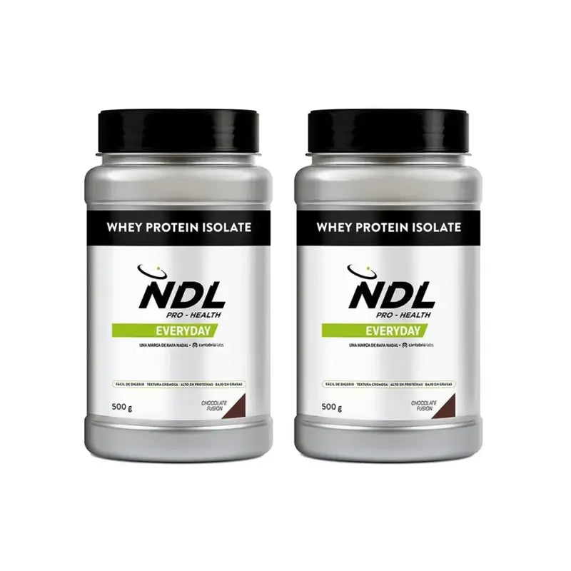 Ndl Pro-Health Whey Protein Isolate - Isolate Protein, Chocolate Fusion , 2X500 G