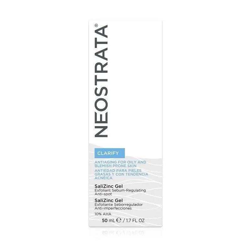 Neostrata Salizinc Gel exfoliant pour le visage à l'acide salicylique et 10 % d'Aha, 50 ml