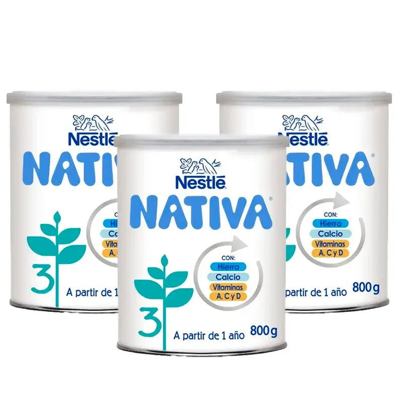 Nestlé Nativa 3, paquet de 3 x 800g