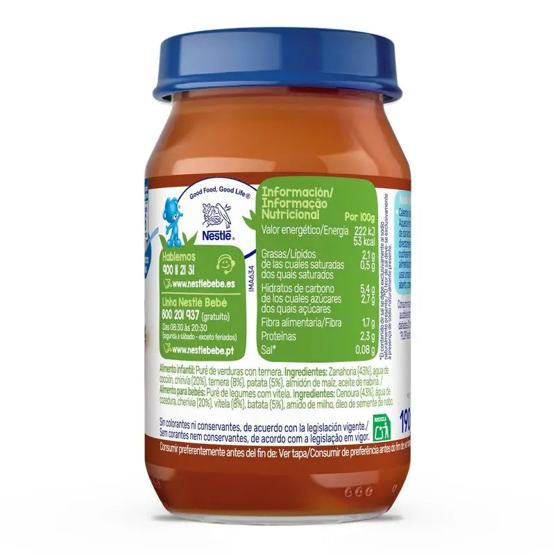 Nestlé Savoury Beef Savoury Garden Jar, 190g