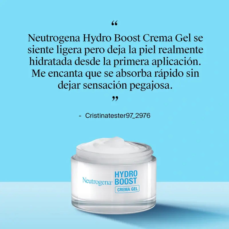 Neutrogena Hydro Boost Gel Crème Hydratant pour le Visage, 50 ml