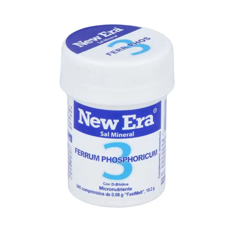 New Era Schussler Salt Nº3 Ferrum Phosphoricum 240Comp.