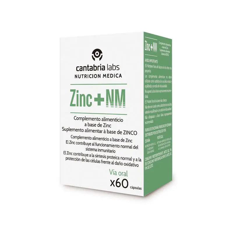 Zinc + NM 60 Capsules, Cantabria Labs Medical Nutrition