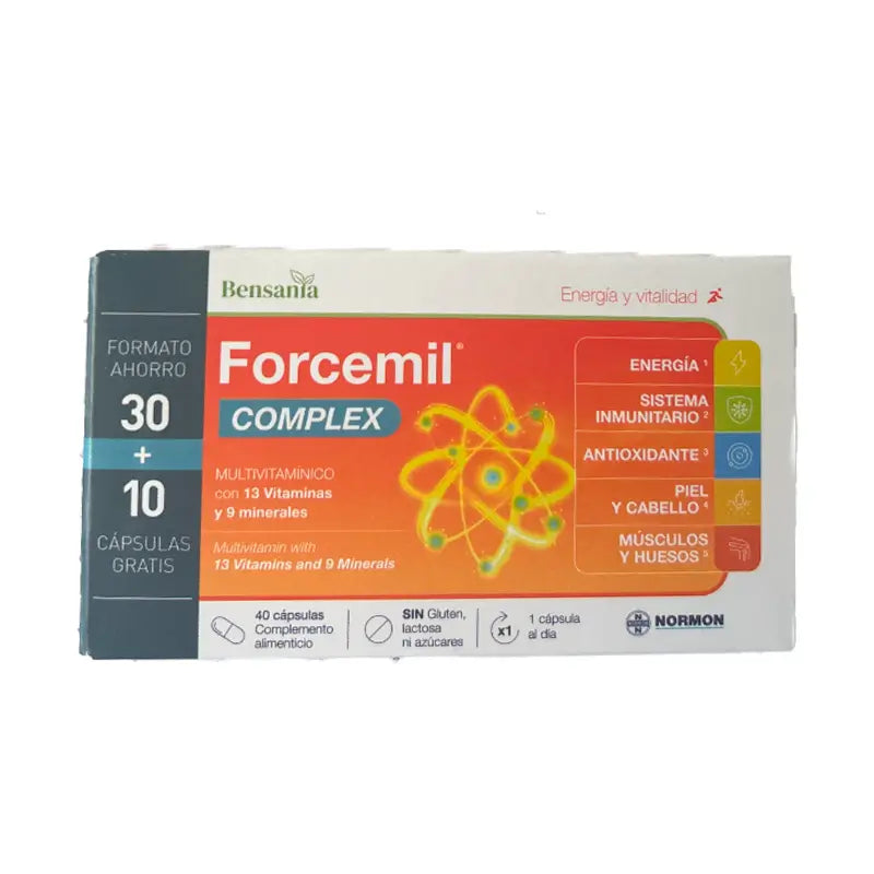 Normovital Forcemil Complex 30+10 Capsules