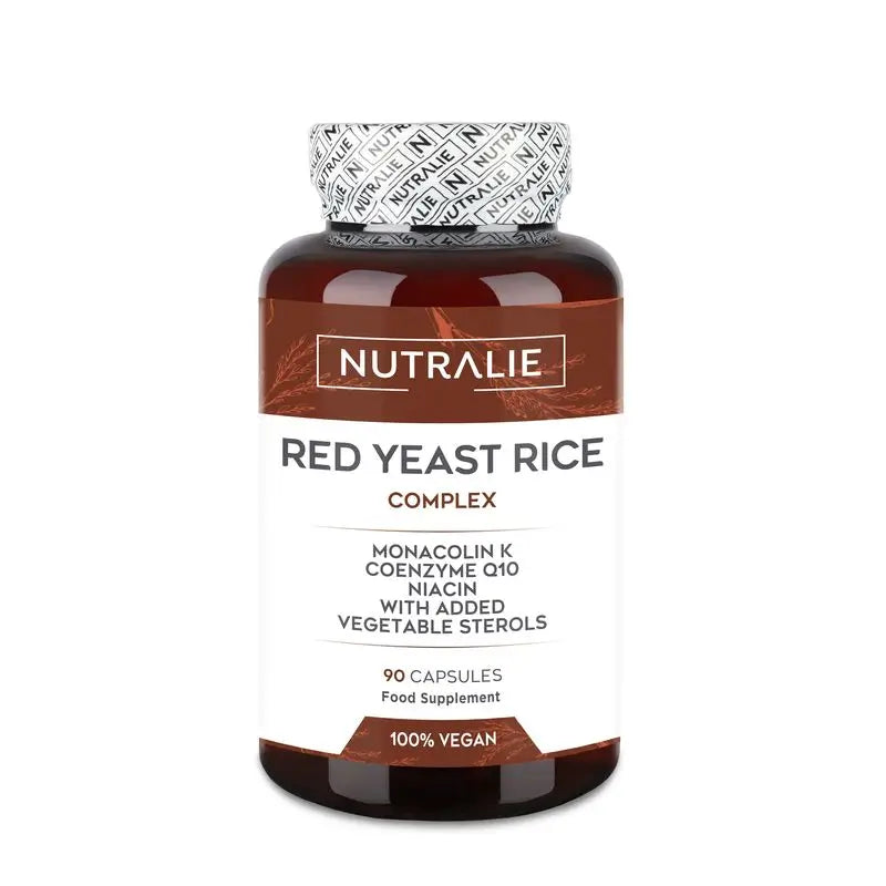 Nutralie Levure de Riz Rouge Avec 2,9Mg Monacoline + Q10 , 90 gélules