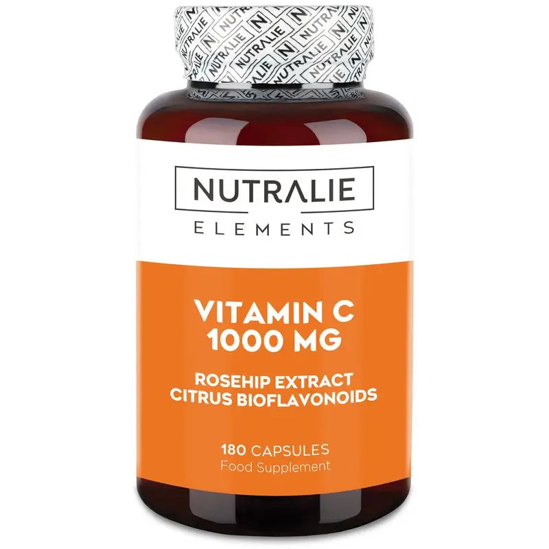 Nutralie Vitamine C 1000Mg avec Rosa Canina Antioxidant , 180 gélules
