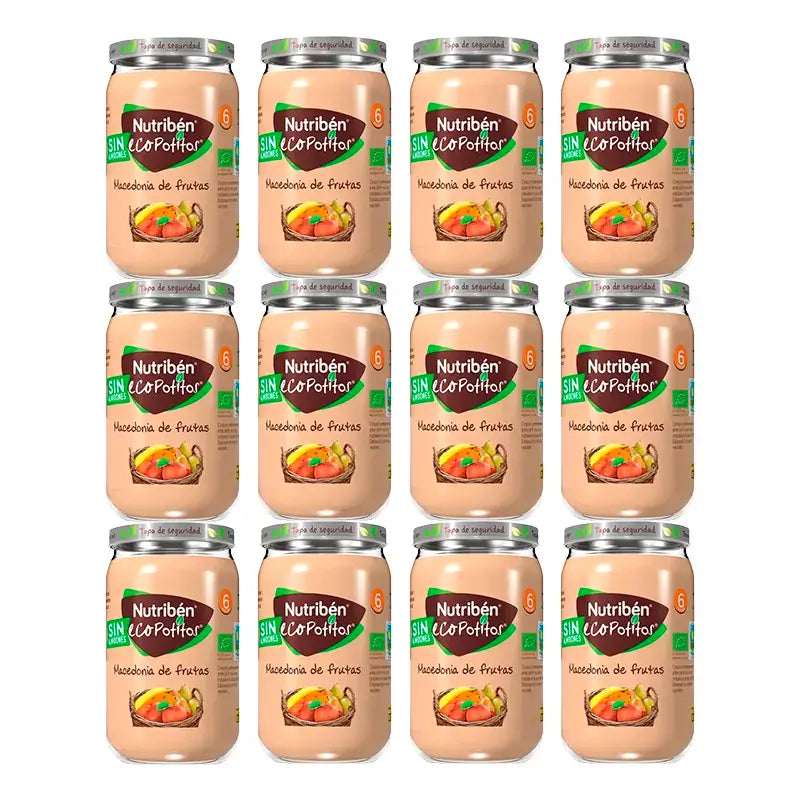 Nutriben Potito Ecopotito Macédoine, 12 x 235 g