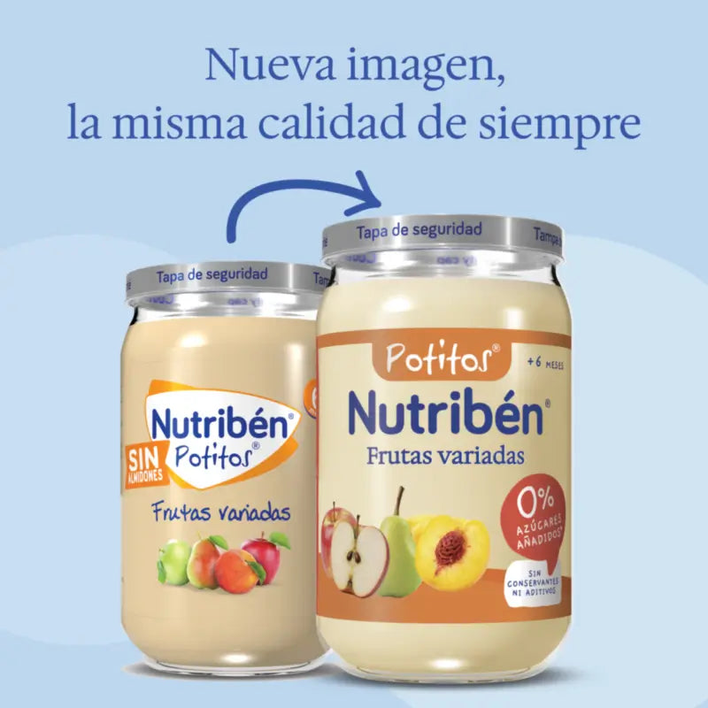 Nutribén Potito Fruits assortis, 235 g