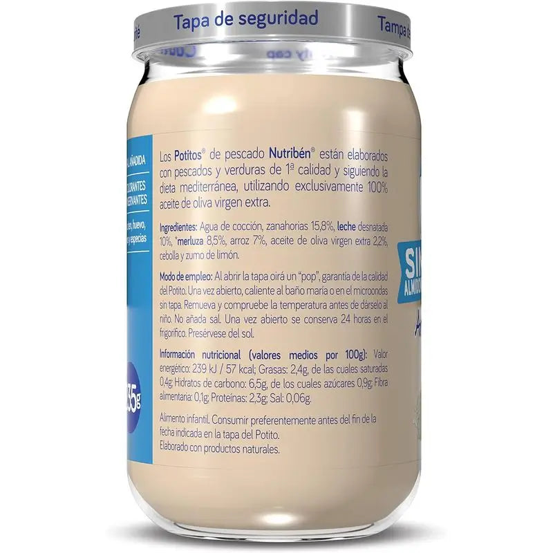 Nutriben Potito Suprema de Merluza avec riz 235 g