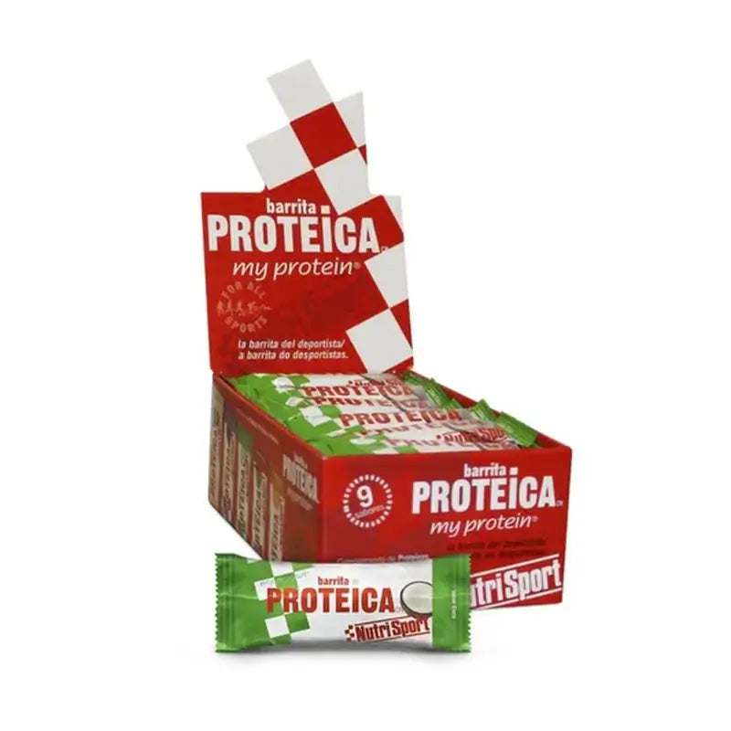 Nutrisport Coconut Protein Box , 24 bars