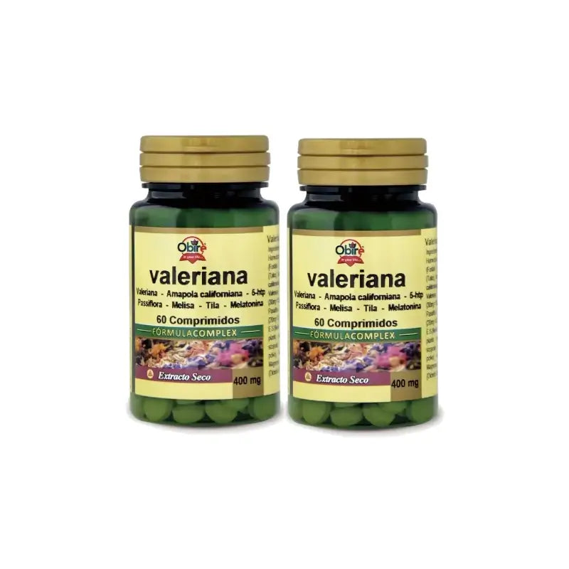 Obire Valeriana Complex, lot de 2 x 60 comprimés