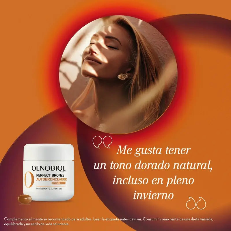 Oenobiol Perfect Bronze Autobronzant Doré, 30 gélules