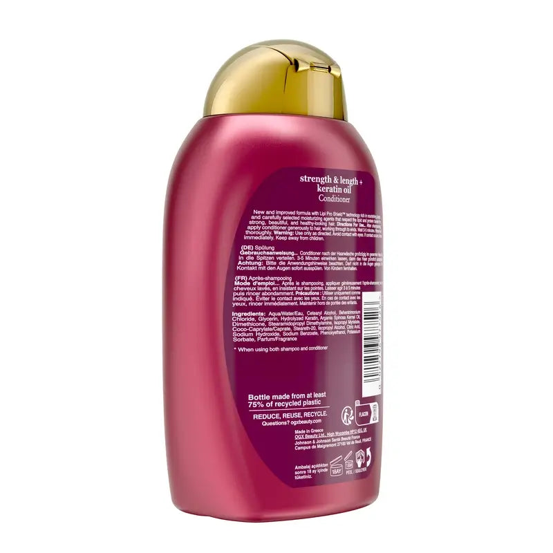 OGX Keratin Oil Conditioner, cheveux cassants, 385 ml